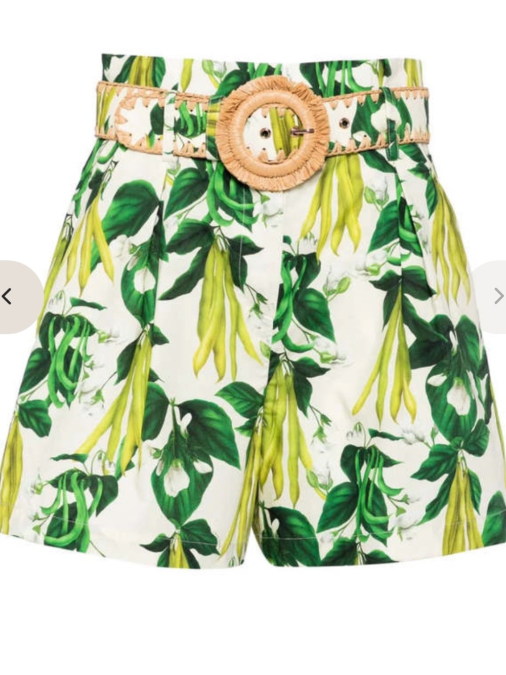 Cara Cara Palmer Floral green tropical  2 pc shorts Set Short Sleeve Sz 2/4 - Picture 7 of 12
